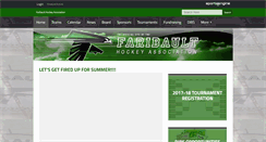 Desktop Screenshot of faribaulthockey.com